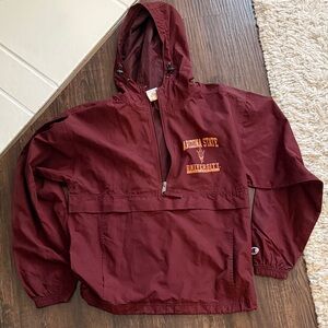 Champion Arizona State University Maroon Pullover Windbreaker